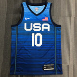 NBA Jerseys 2021 Olympic Team USA, Blue 10, Tatum