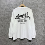 Amiri long sleeve shirts california limited bone crack printing