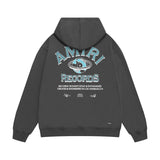 Amiri hoodie earth letter printing