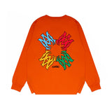 Amiri long sleeve shirts color block simple label set printing