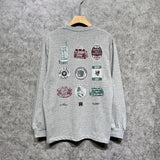 Amiri long sleeve shirts medal set printing