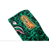 Bathing ape hoode bape green ghost color singer joint model