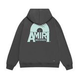 Amiri hoodie large radar shape printing