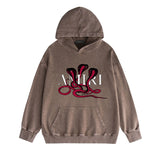 Amiri washed hoodie new font cobra washed distressed printing