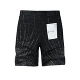 purple brand denim shorts