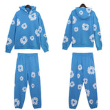 Denim Tears Hoodie & Sweatpants 2 Piece Set Casual Pants