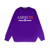 Amiri long sleeve shirts red font printing