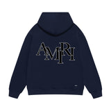 Amiri hoodie overlapping letter print