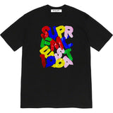 Men T-shirts 21SS Balloons Tee Color Balloon Short Sleeve Rainbow Loose Crew Neck T-Shirt
