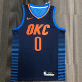 NBA Jerseys Thunder, Blue Stripe No. 0, Westbrook