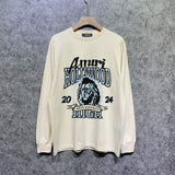 Amiri long sleeve shirts colorless flower printing