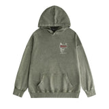 Amiri washed hoodie letter sign distressed printing