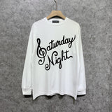 Amiri long sleeve shirts oblique art word printing