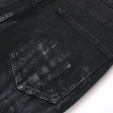 Mens Fashion Jeans Star Rhinestones S3972#