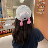 Y2k hot girl hat heavy industry mickey butt cartoon candy color baseball cap sunshade peaked cap