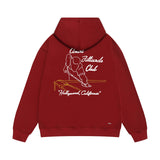 Amiri hoodie billiard sketch printing