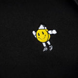 C.e hoodie early spring c.e smiley face embroider drop shoulder pullover hooded sweatshirt