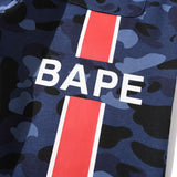 Bathing Ape Pants Autumn Camouflage Blue Casual Pants