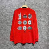 Amiri long sleeve shirts medal set printing