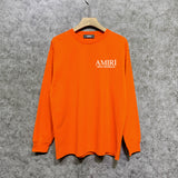 Amiri long sleeve shirts skeleton letterprinting