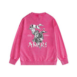 Amiri washed sweatshirt MA printed washed old