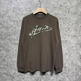Amiri long sleeve shirts ye manletterprinting
