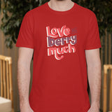Valentine's Day T-Shirts Couple Love Print Sweet Style