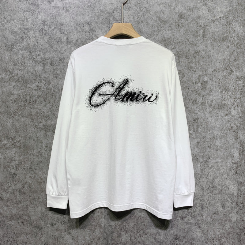 Amiri long sleeve shirts gypsophila printing