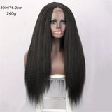 Women's Wigs Middle Part Long Straight Full Lace Wig