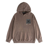 Amiri washed hoodie simple standard square scarf distressed printing