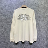 Amiri long sleeve shirts letter angel ball printing