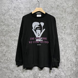 Amiri long sleeve shirts tongue printing