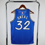 NBA Jerseys Season 19, Magic, Retro, Striped Blue No. 32, O'Neal