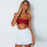Women Tops Fashion Sexy Breathable Bandeau Top (Zy0414)