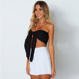 Women Tops Fashion Sexy Breathable Bandeau Top (Zy0414)