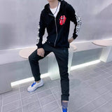 Chh Chrome Hearts Hoodie reel horseshoe arm print zip hooded sweater