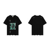C.e t shirts printing pattern round neck pullover short sleeve men and women