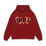 Amiri hoodie gold snake print