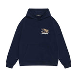 Amiri hoodie mottled pegasus print