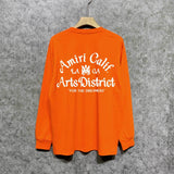 Amiri long sleeve shirts la limited art word printing