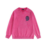 Amiri washed sweatshirt large patchwork colorful snake printing washed and distressed