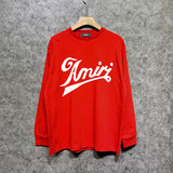 Amiri long sleeve shirts elegant letterprinting