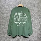 Amiri long sleeve shirts sketch country printing
