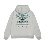 Amiri hoodie earth letter printing