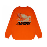 Amiri long sleeve shirts mottled pegasus printing