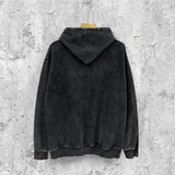 Amiri washed hoodie billboard printing washed and distressed