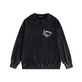 Amiri washed sweatshirt California Hollywood alphabet print washed old