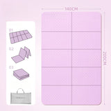 Yoga Mat Folding Home Fitness Floor Mat Non-slip Storage Double Yoga Mat