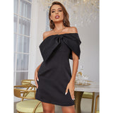 Women Dresses Elegant Fashion Social Banquet Dress (HWFS0410)A