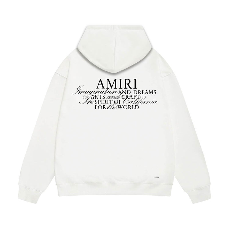 Amiri hoodie hollywood art word printing